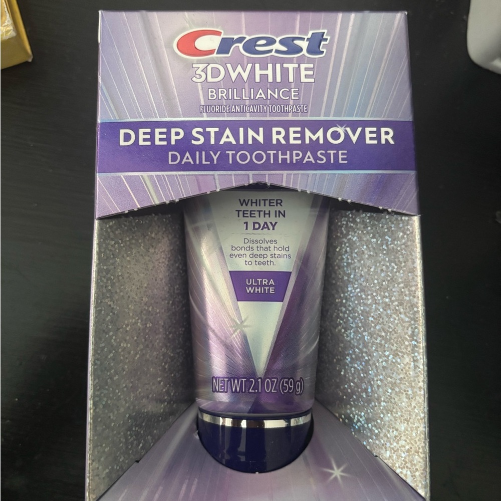 Crest 3D White Brilliance Deep Stain Remover Toothpaste